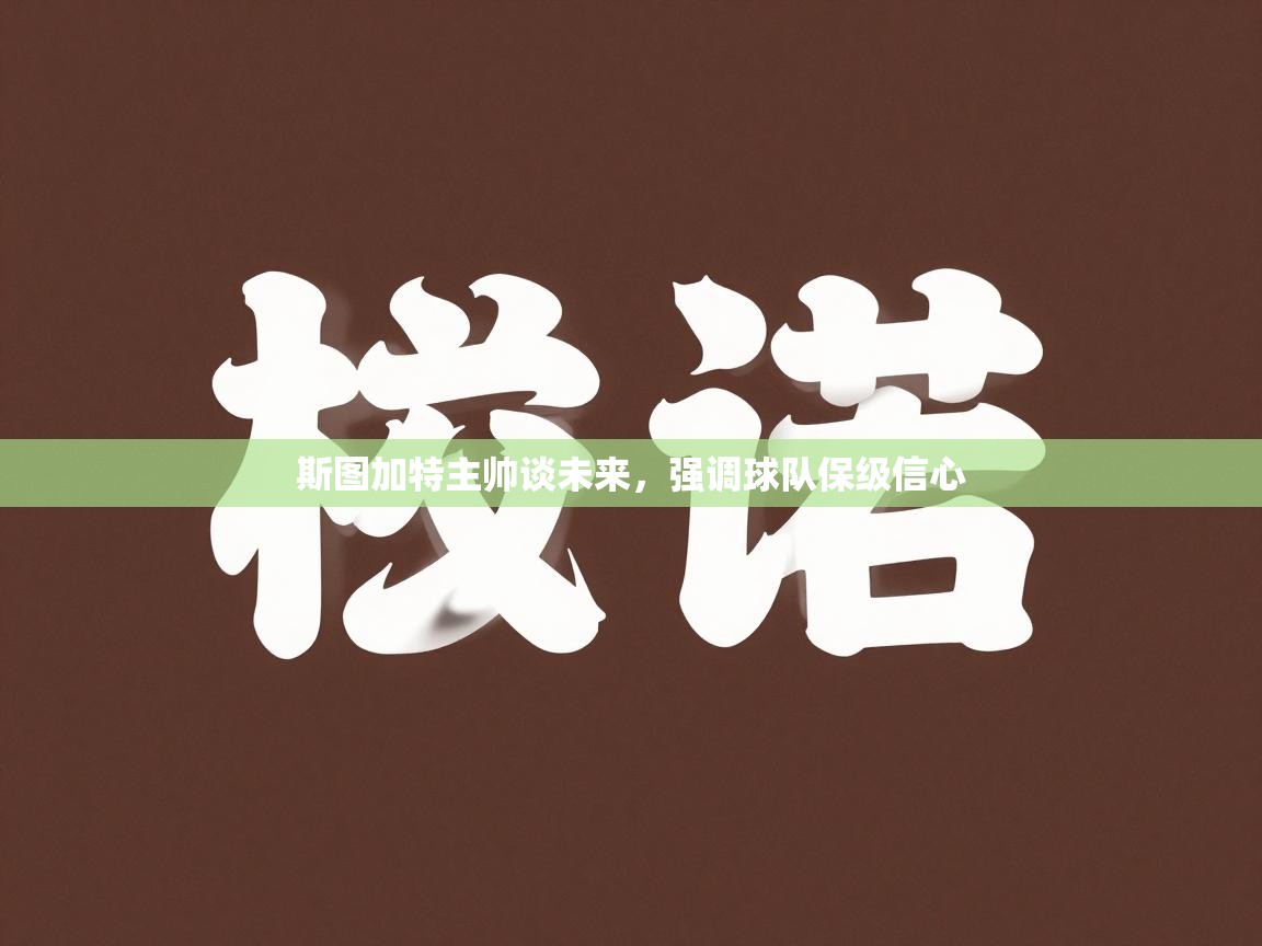 斯图加特主帅谈未来，强调球队保级信心  第1张