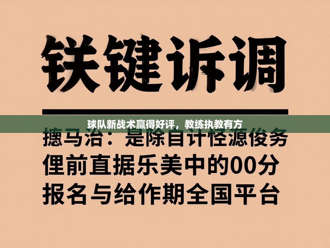 球队新战术赢得好评，教练执教有方  第2张